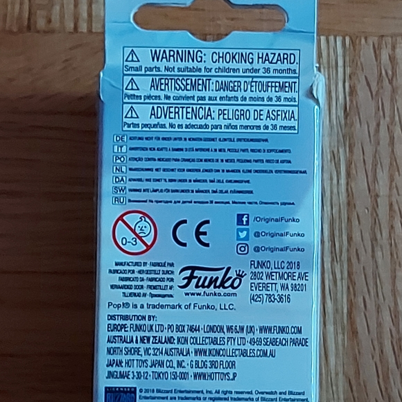 Funko Overwatch Lucio Keychain Box - Picture 3 of 3